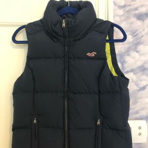 Hollister Navy Blue Vest